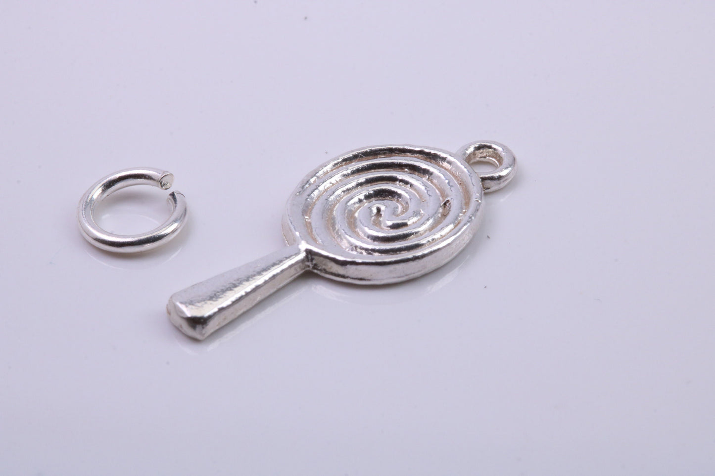 Spiral of Life Charm, Traditional Charm, Made from Solid 925 Grade Sterling Silver, Complete with Attachment Link