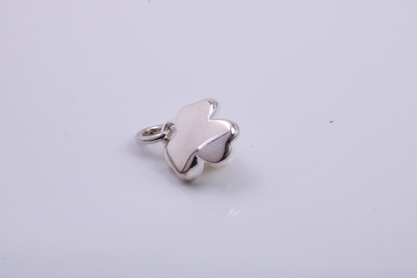 Pearl set Flower Charm, Traditional Charm, Made from Solid 925 Grade Sterling Silver, Complete with Attachment Link