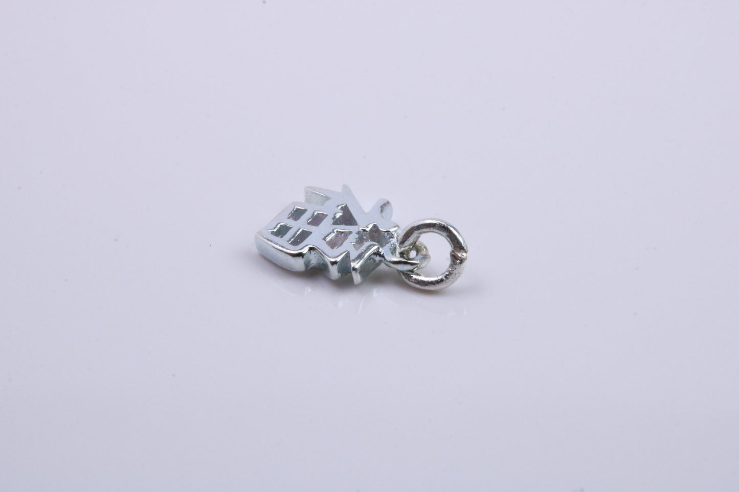 Oriental Writing Charm, Traditional Charm, Made from Solid 925 Grade Sterling Silver, Complete with Attachment Link