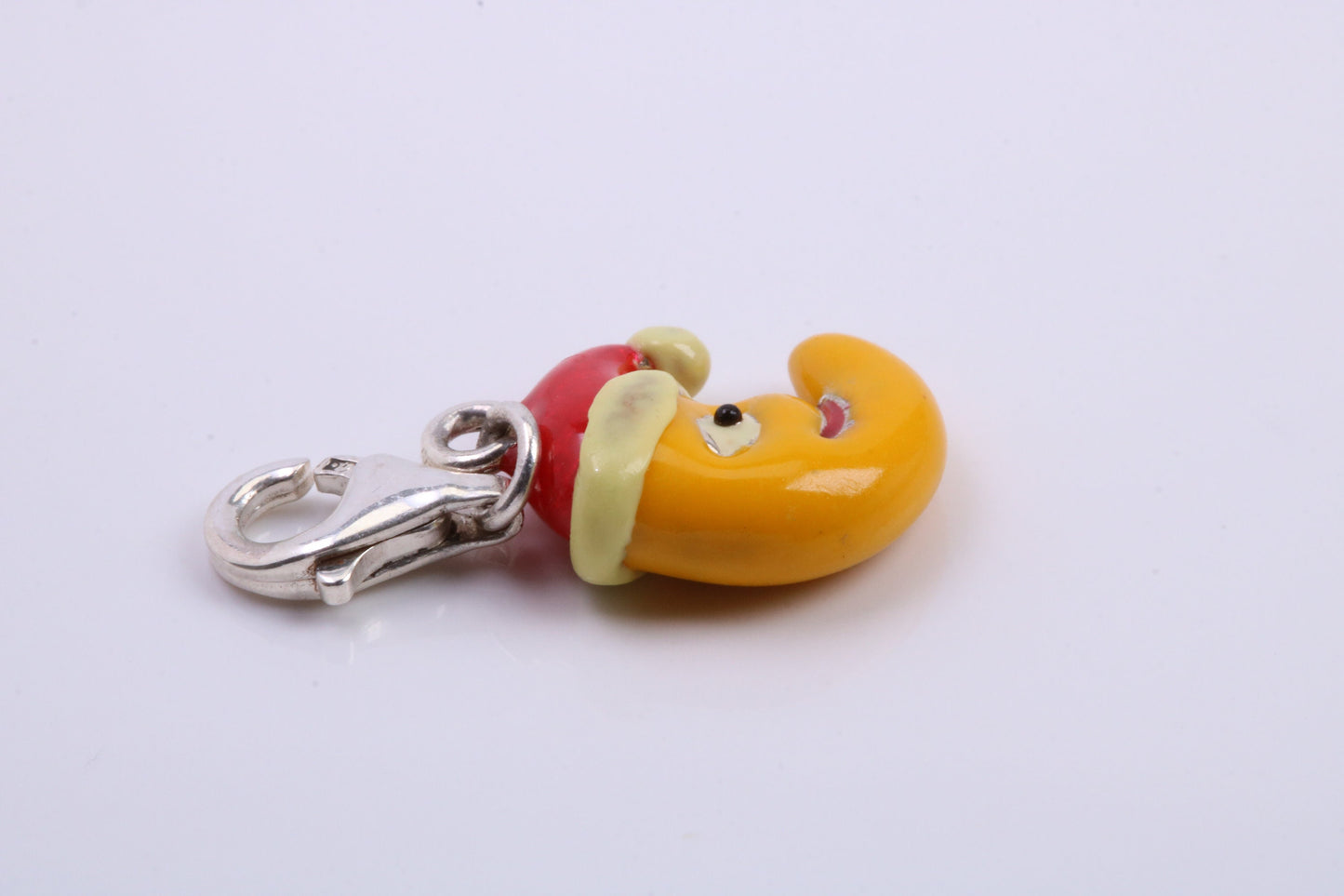 Christmas Stocking Charm, Traditional Charm, Made from Solid 925 Grade Sterling Silver, Complete with Attachment Link