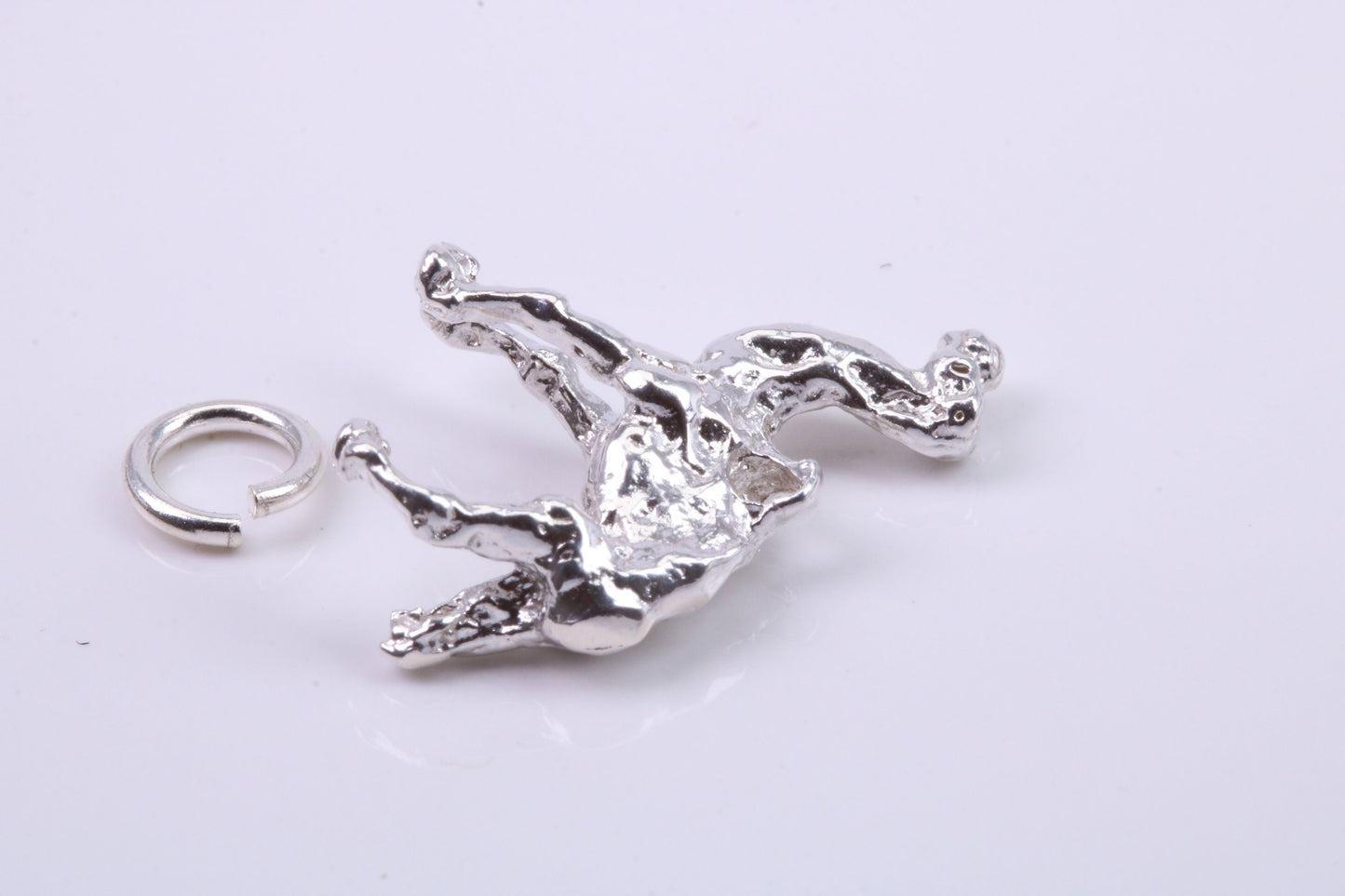 Arabian Camel Charm, Traditional Charm, Made from Solid 925 Grade Sterling Silver, Complete with Attachment Link
