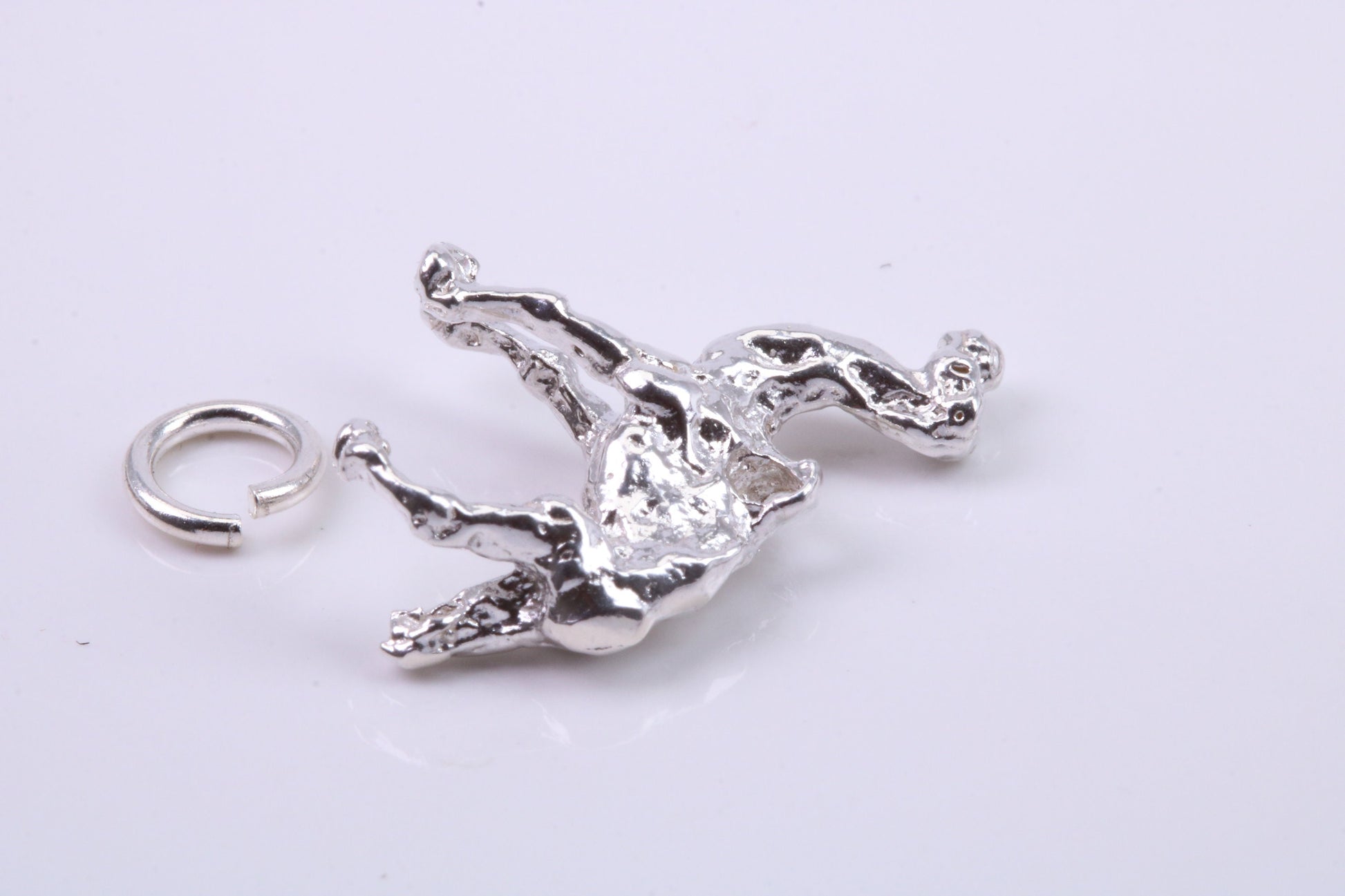 Arabian Camel Charm, Traditional Charm, Made from Solid 925 Grade Sterling Silver, Complete with Attachment Link