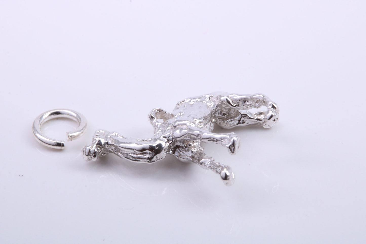 Arabian Camel Charm, Traditional Charm, Made from Solid 925 Grade Sterling Silver, Complete with Attachment Link