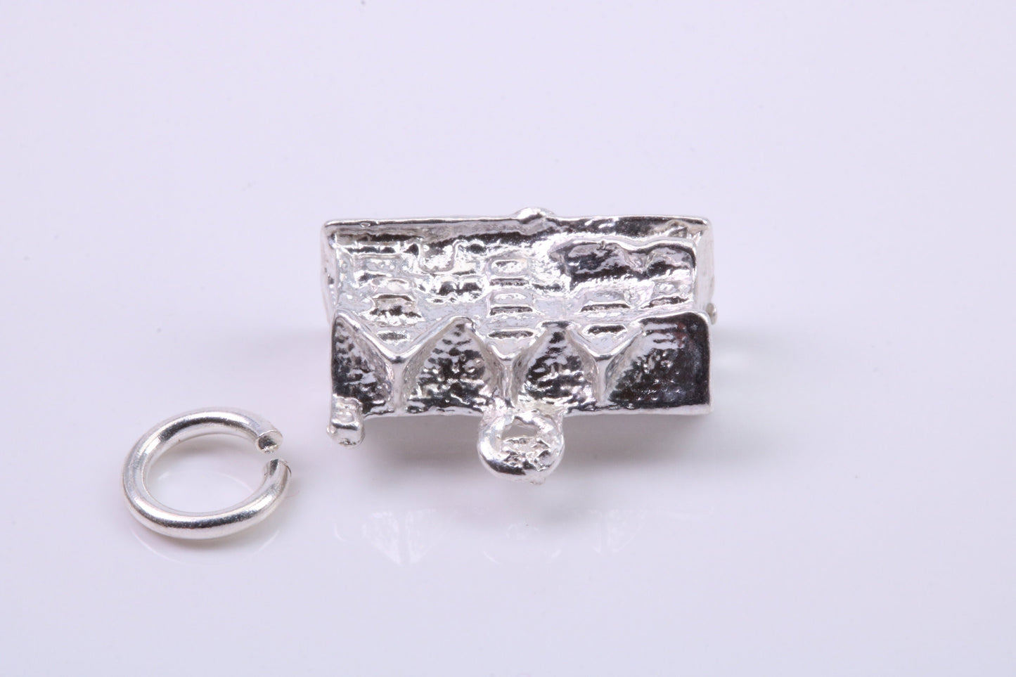 Country Cottage Charm, Traditional Charm, Made from Solid 925 Grade Sterling Silver, Complete with Attachment Link