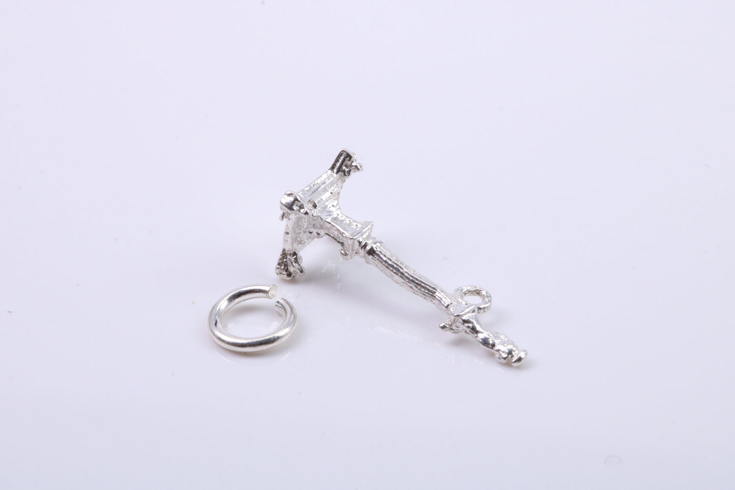 Iconic Nelsons Column Charm, Traditional Charm, Made from Solid 925 Grade Sterling Silver, Complete with Attachment Link