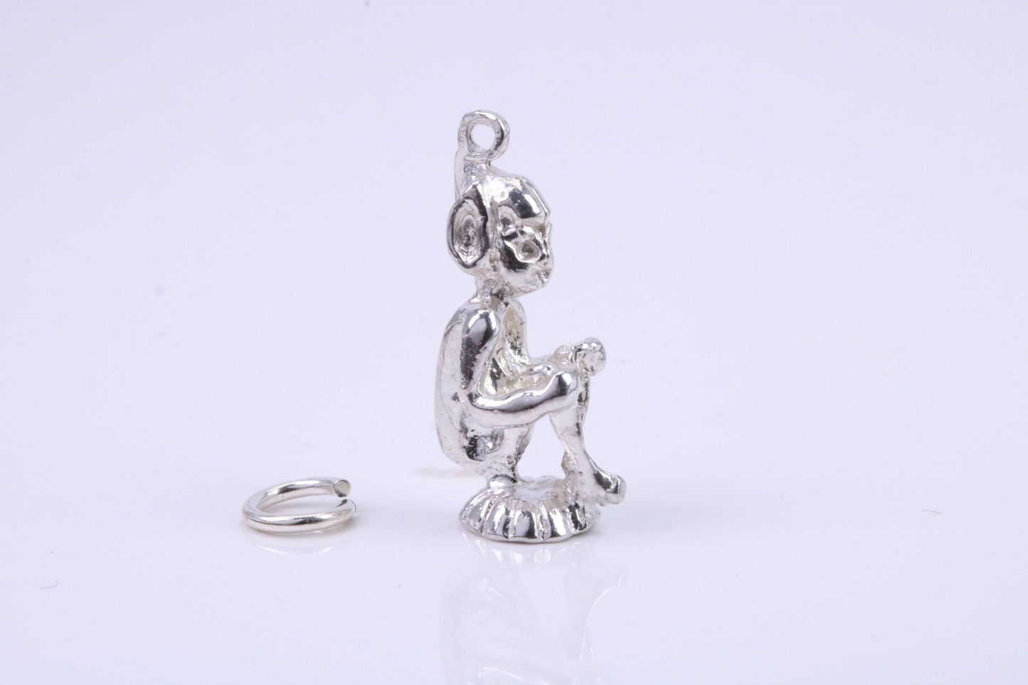 Elf Charm, Traditional Charm, Made from Solid 925 Grade Sterling Silver, Complete with Attachment Link