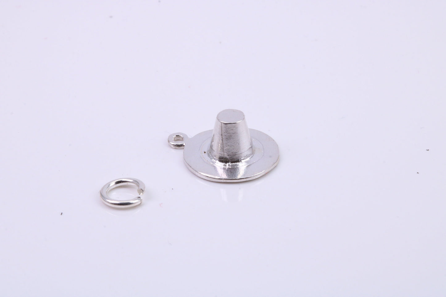 Welsh Hat Charm, Traditional Charm, Made from Solid 925 Grade Sterling Silver, Complete with Attachment Link