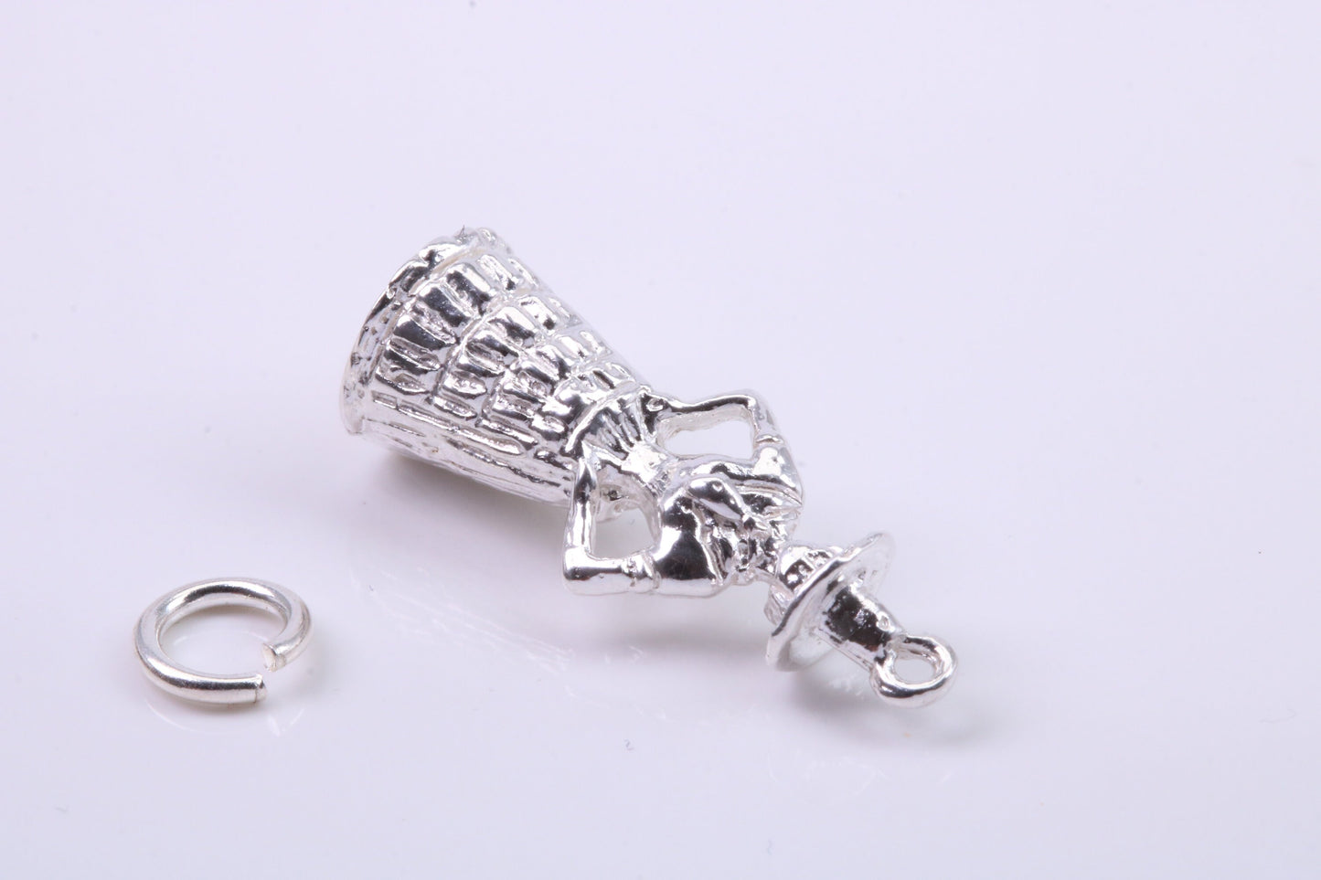 Welsh Lady Charm, Traditional Charm, Made from Solid 925 Grade Sterling Silver, Complete with Attachment Link