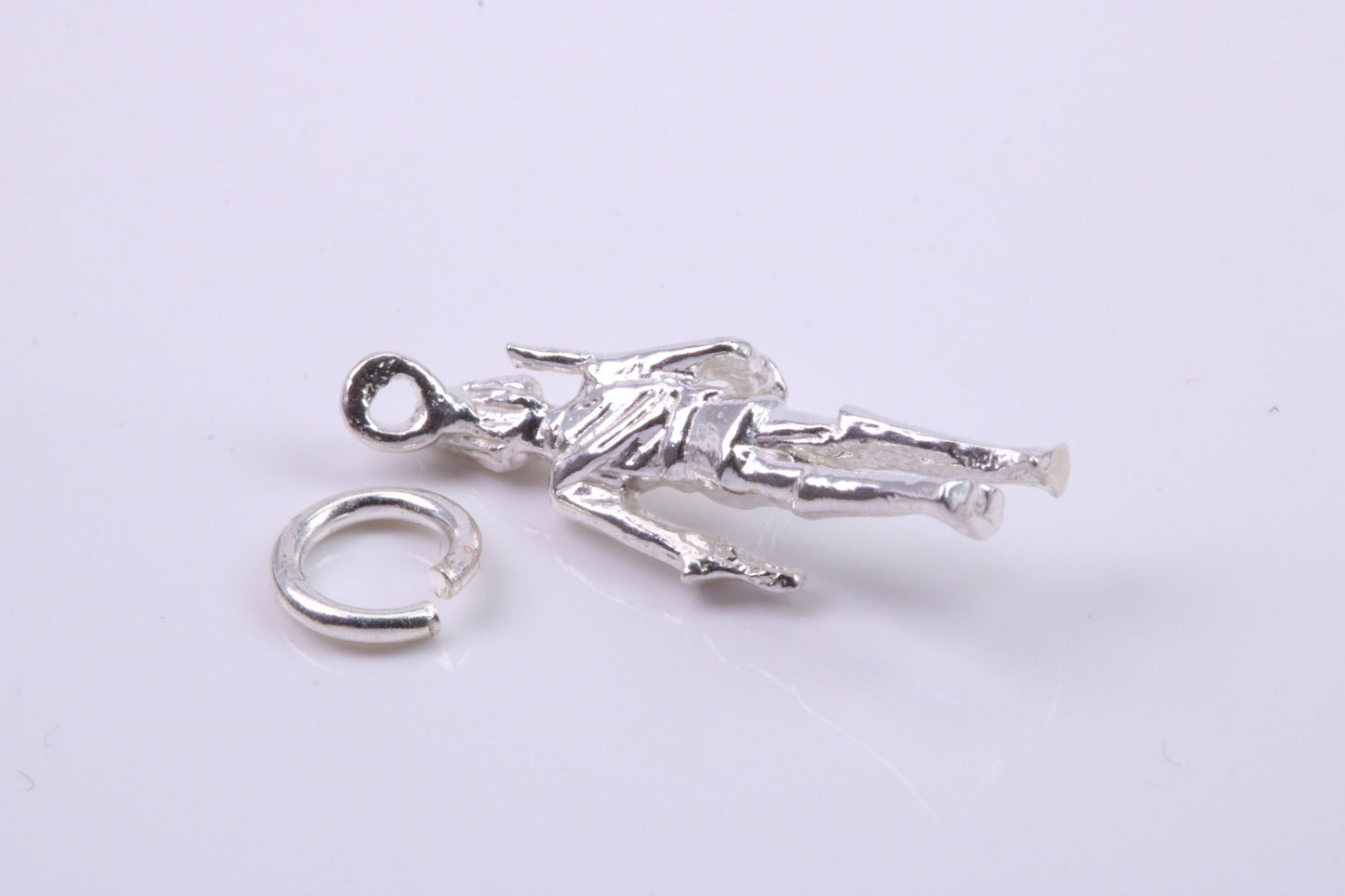 Royal Guard Charm, Traditional Charm, Made from Solid 925 Grade Sterling Silver, Complete with Attachment Link