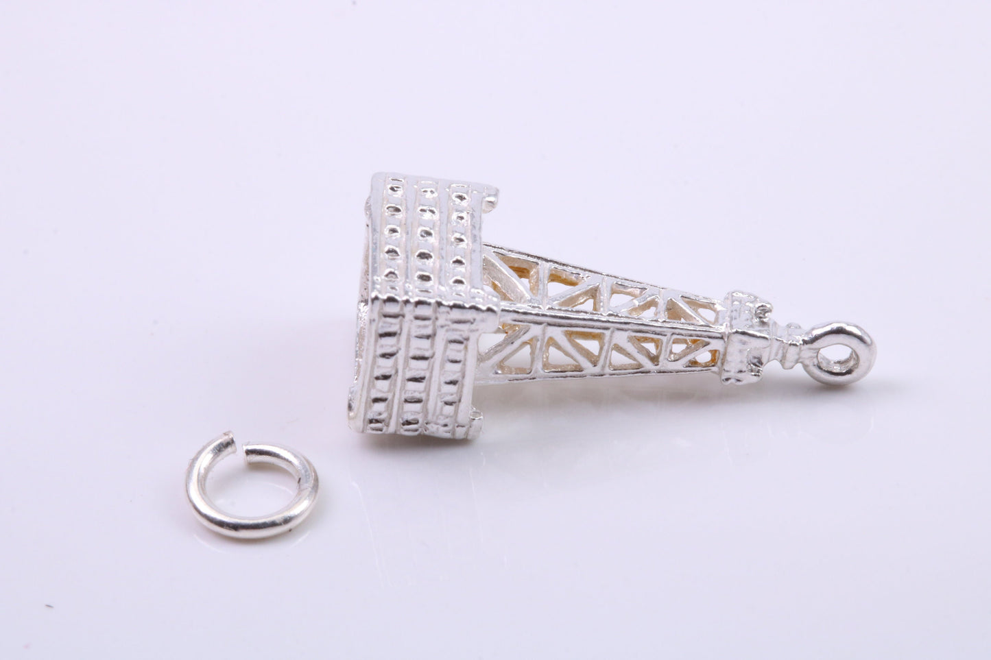 Navigation Buoy Charm, Traditional Charm, Made from Solid 925 Grade Sterling Silver, Complete with Attachment Link