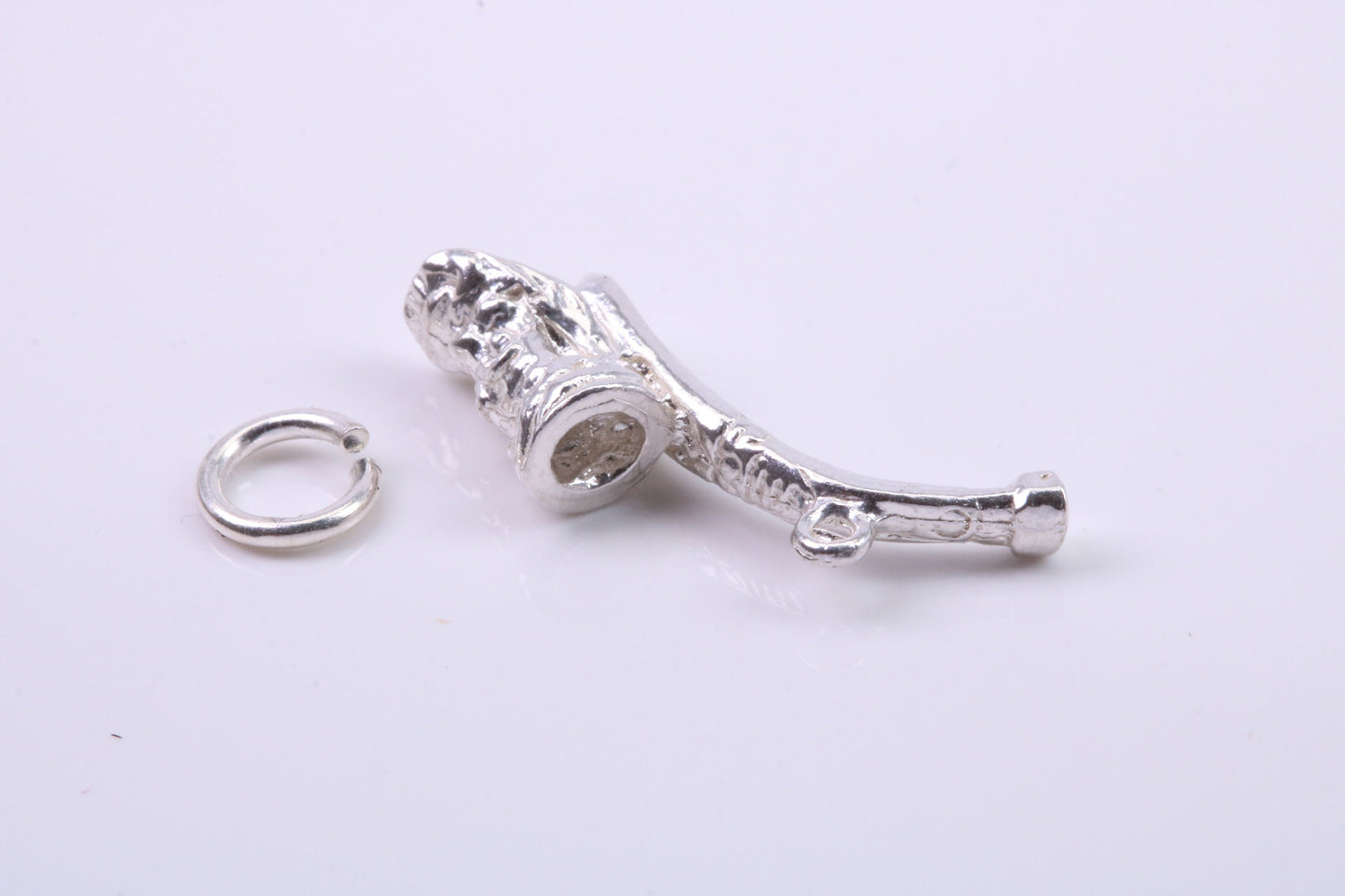 Saxophone Charm, Traditional Charm, Made from Solid 925 Grade Sterling Silver, Complete with Attachment Link