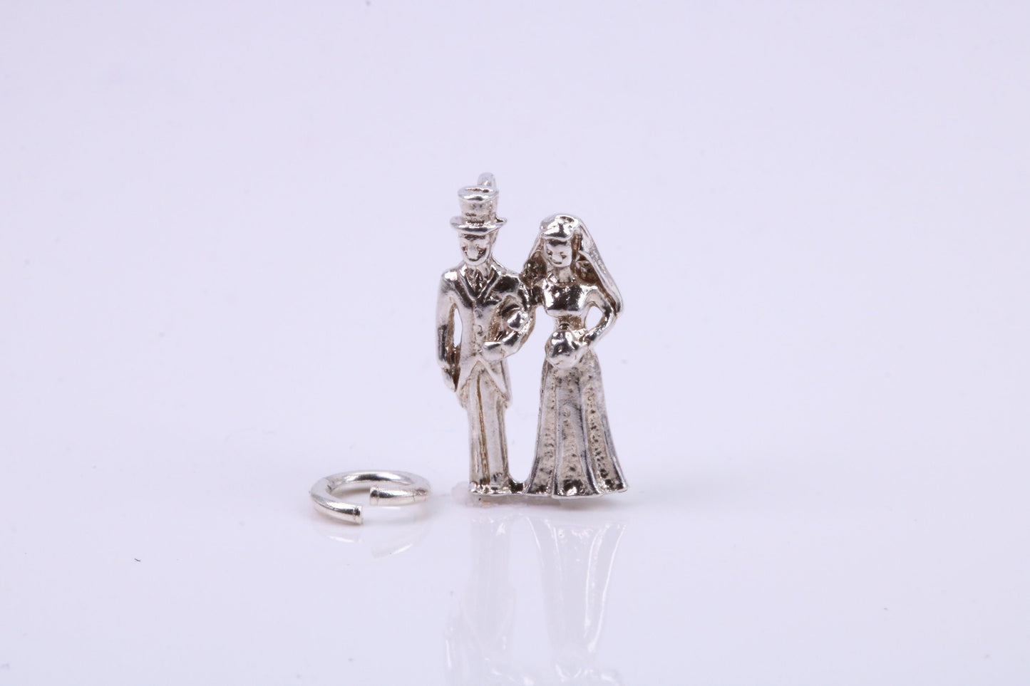 The Vow Charm, Traditional Charm, Made from Solid 925 Grade Sterling Silver, Complete with Attachment Link