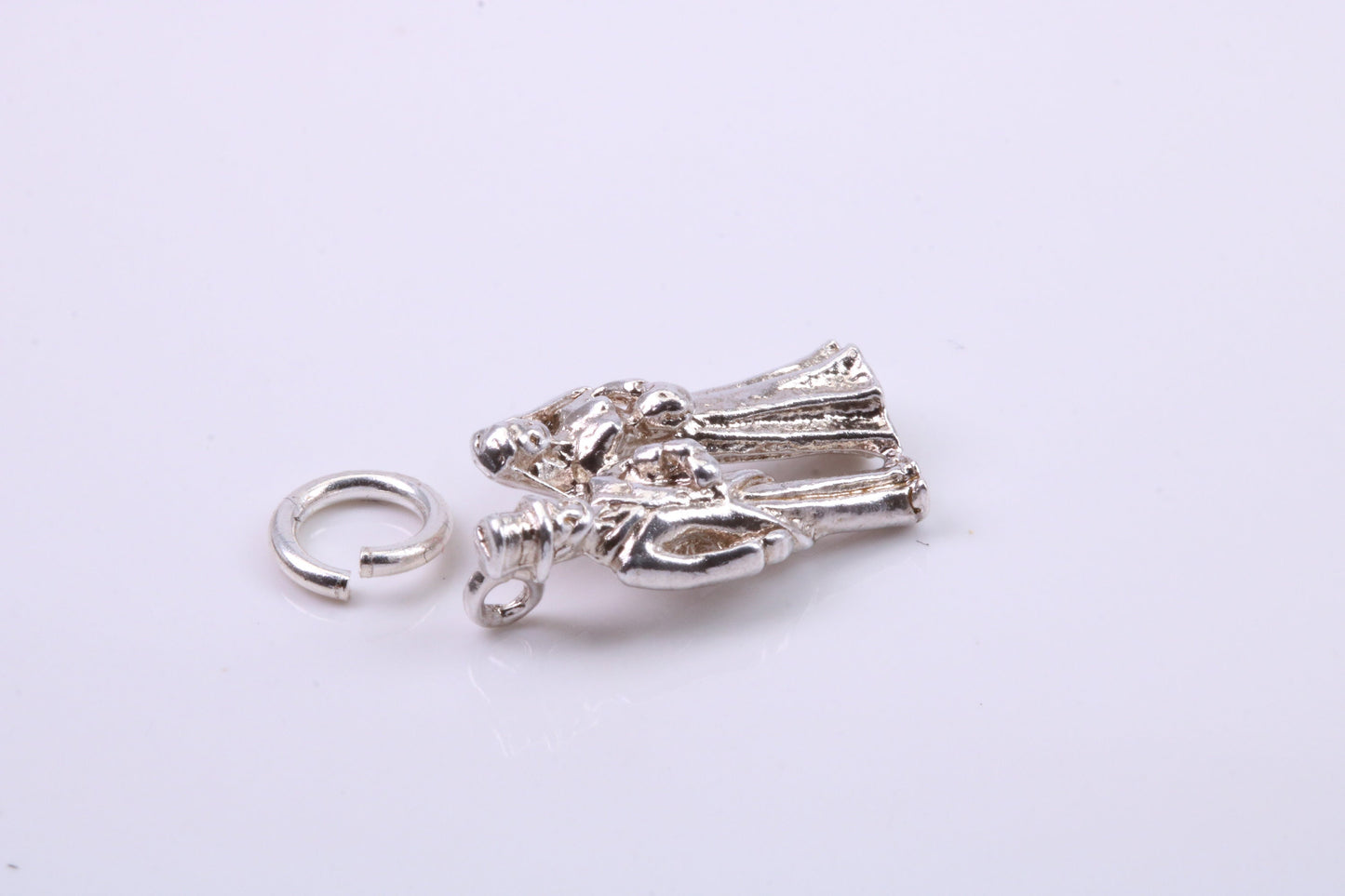 The Vow Charm, Traditional Charm, Made from Solid 925 Grade Sterling Silver, Complete with Attachment Link