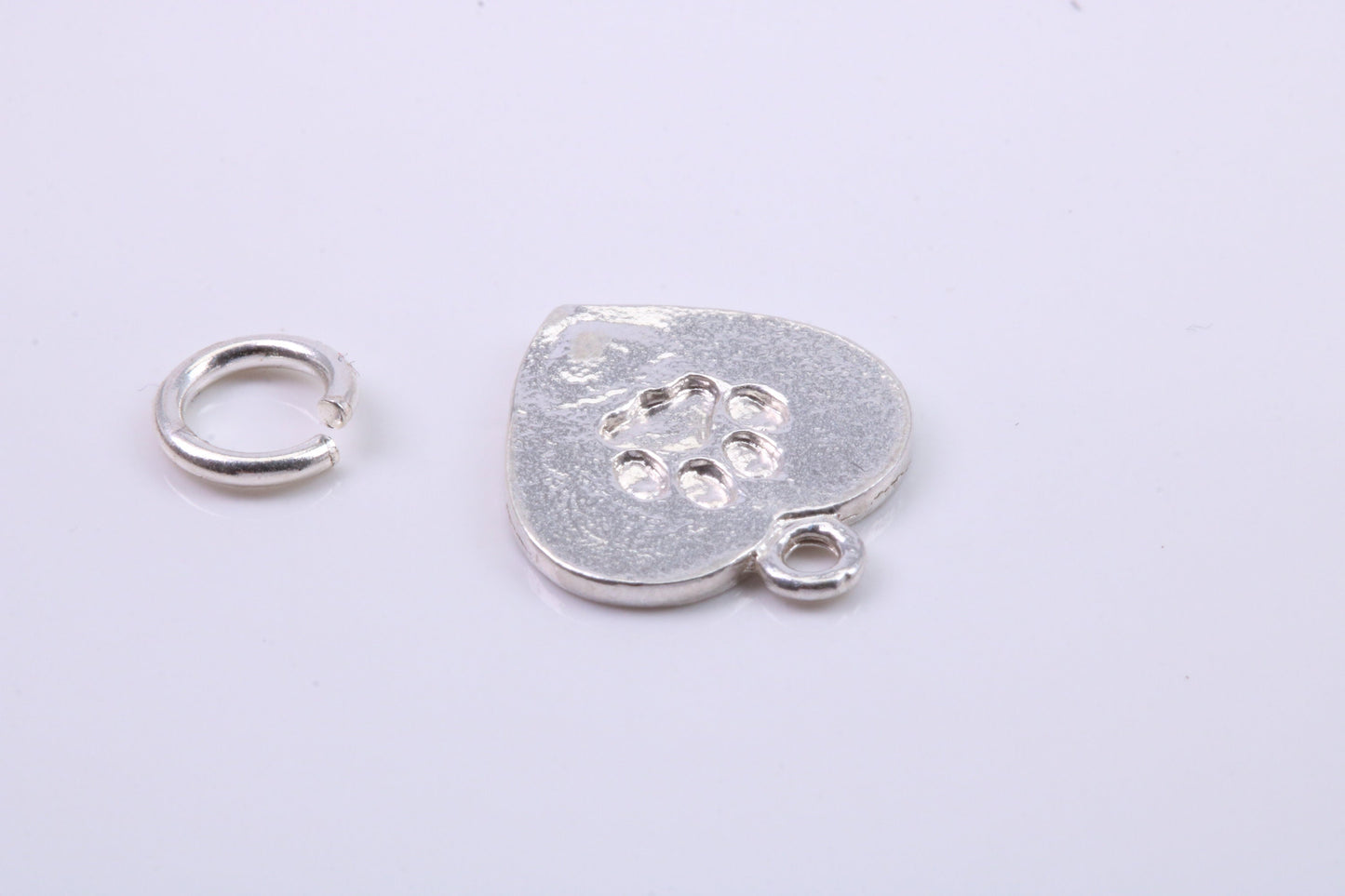 Love My Dog Charm, Traditional Charm, Made from Solid 925 Grade Sterling Silver, Complete with Attachment Link