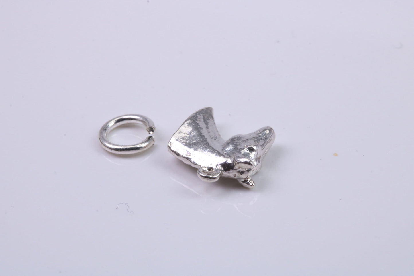 Horse Head Charm, Traditional Charm, Made from Solid 925 Grade Sterling Silver, Complete with Attachment Link