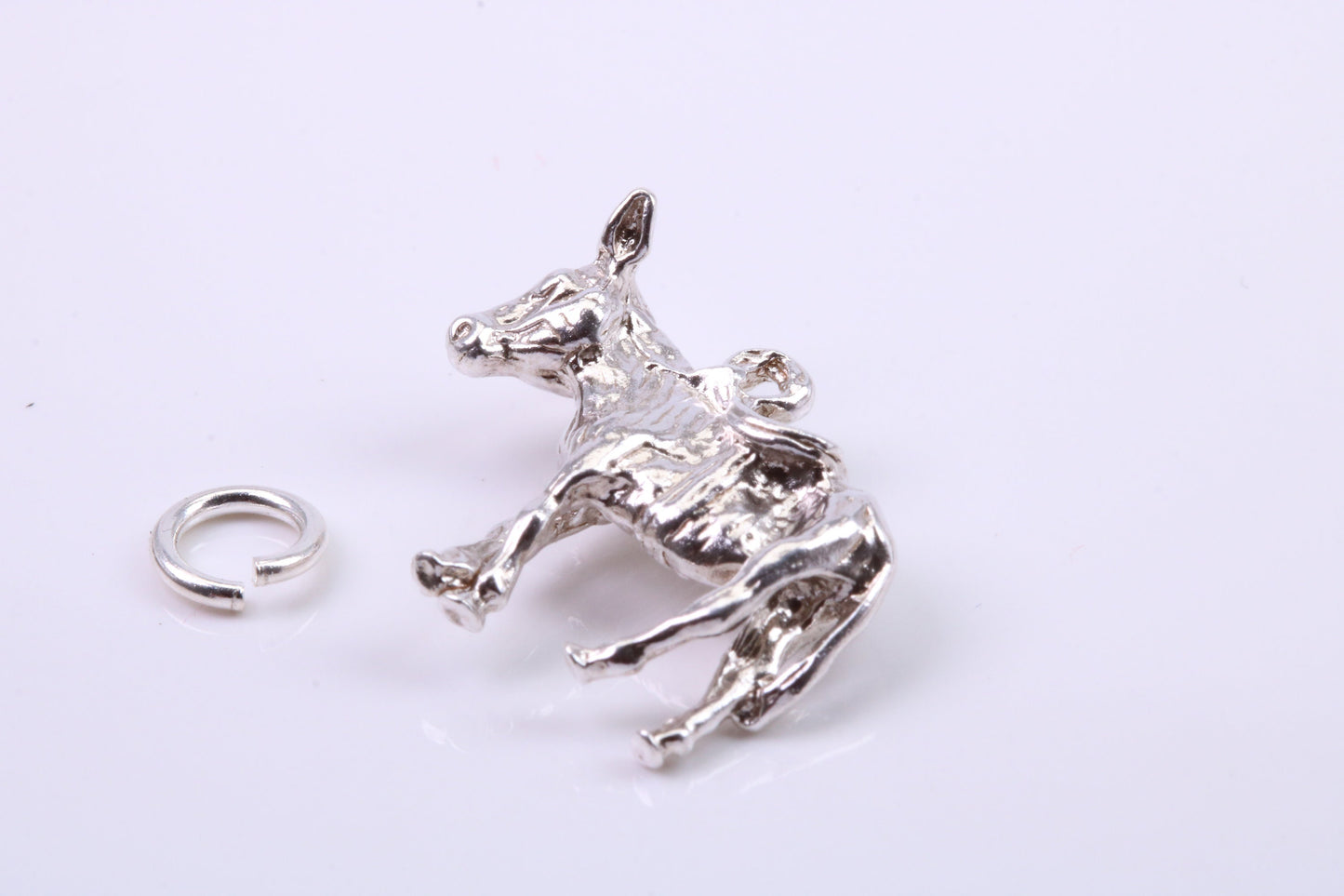 Farm Mule Charm, Traditional Charm, Made from Solid 925 Grade Sterling Silver, Complete with Attachment Link