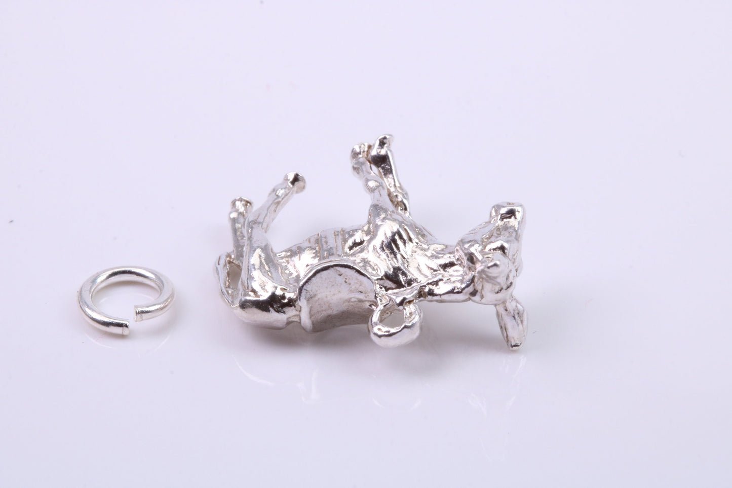 Farm Mule Charm, Traditional Charm, Made from Solid 925 Grade Sterling Silver, Complete with Attachment Link