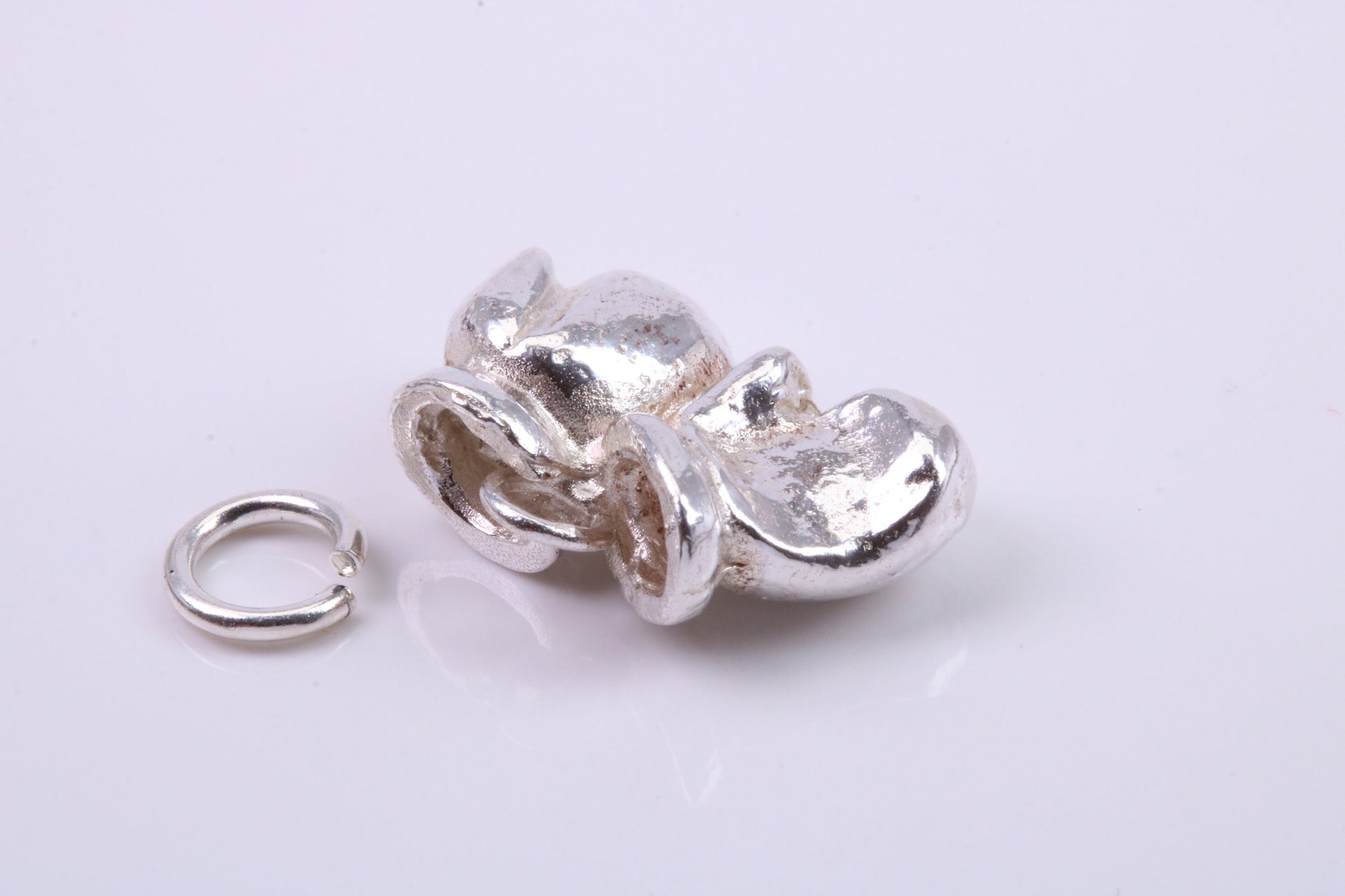 Pair of Boxing Gloves Charm, Traditional Charm, Made from Solid 925 Grade Sterling Silver, Complete with Attachment Link