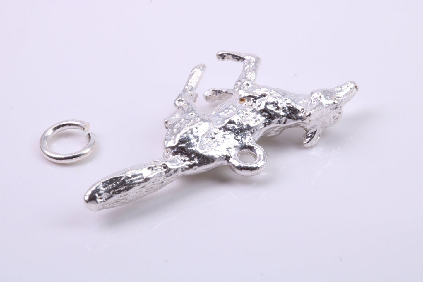 Greyhound Dog Charm, Traditional Charm, Made from Solid 925 Grade Sterling Silver, Complete with Attachment Link