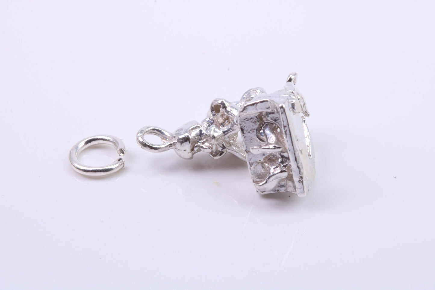 Man in Shackles Charm, Traditional Charm, Made from Solid 925 Grade Sterling Silver, Complete with Attachment Link