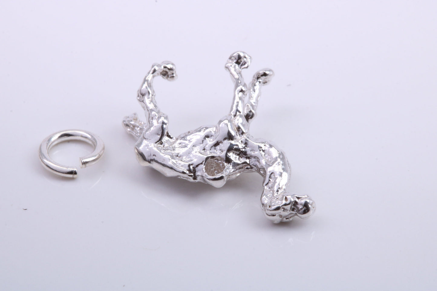 Arabian Camel Charm, Traditional Charm, Made from Solid 925 Grade Sterling Silver, Complete with Attachment Link