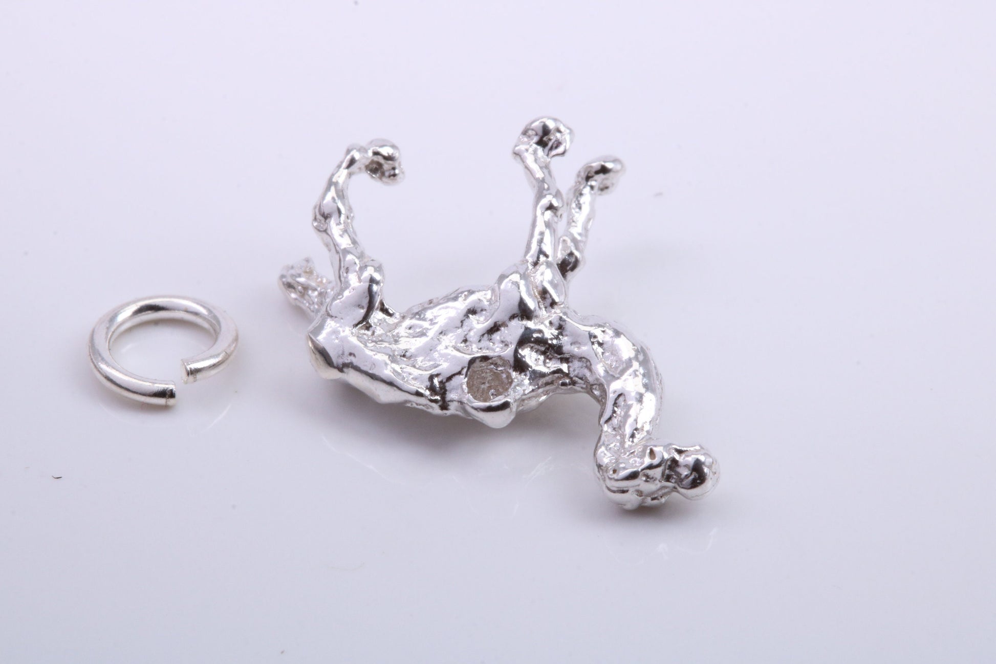 Arabian Camel Charm, Traditional Charm, Made from Solid 925 Grade Sterling Silver, Complete with Attachment Link