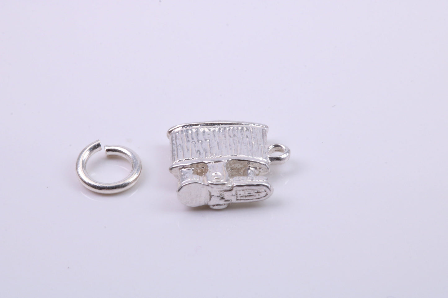 Cigar Lighter Charm, Traditional Charm, Made from Solid 925 Grade Sterling Silver, Complete with Attachment Link