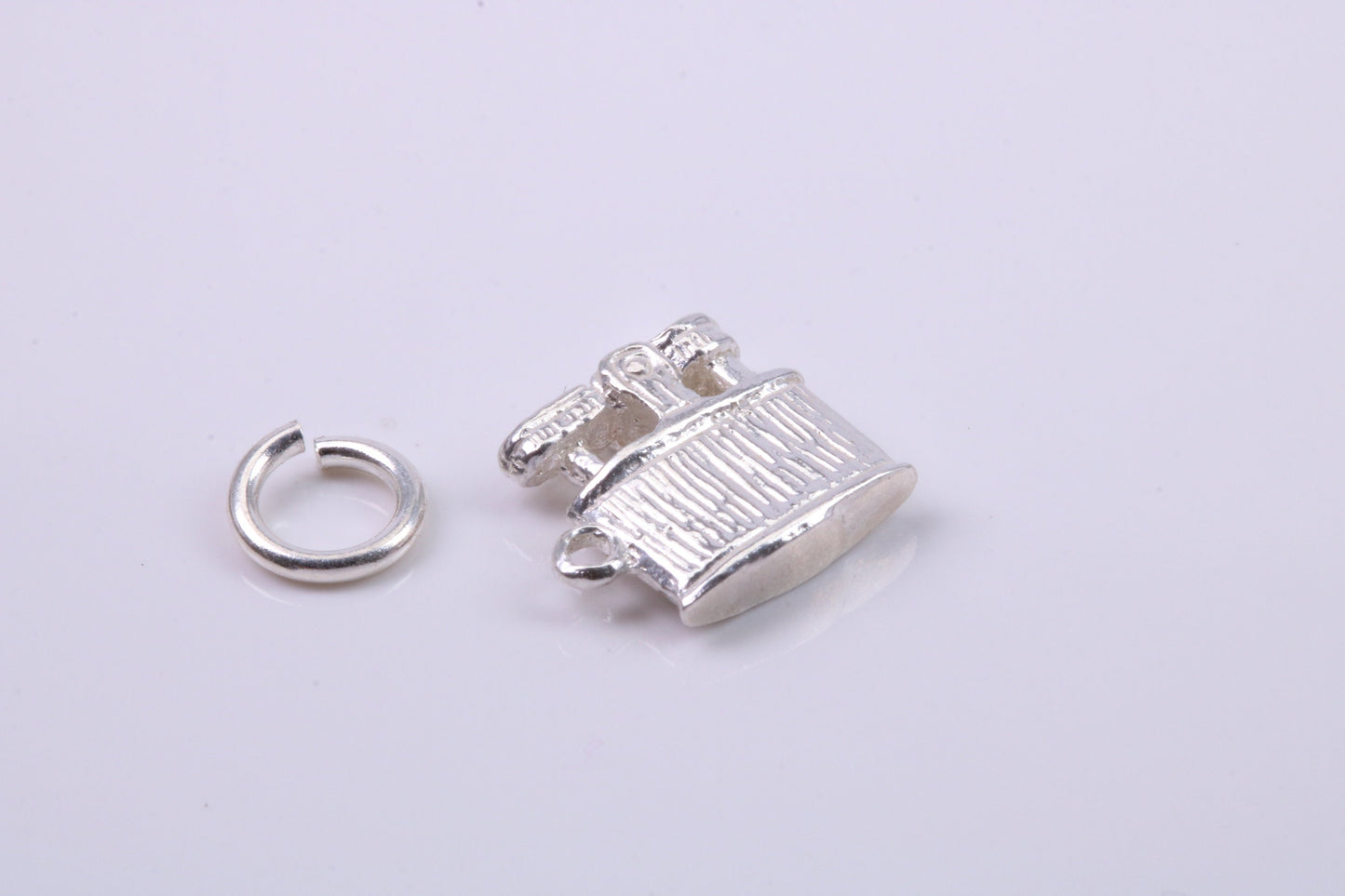 Cigar Lighter Charm, Traditional Charm, Made from Solid 925 Grade Sterling Silver, Complete with Attachment Link