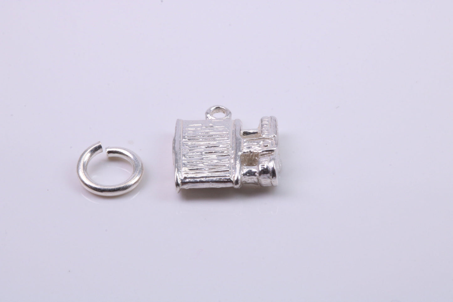 Cigar Lighter Charm, Traditional Charm, Made from Solid 925 Grade Sterling Silver, Complete with Attachment Link