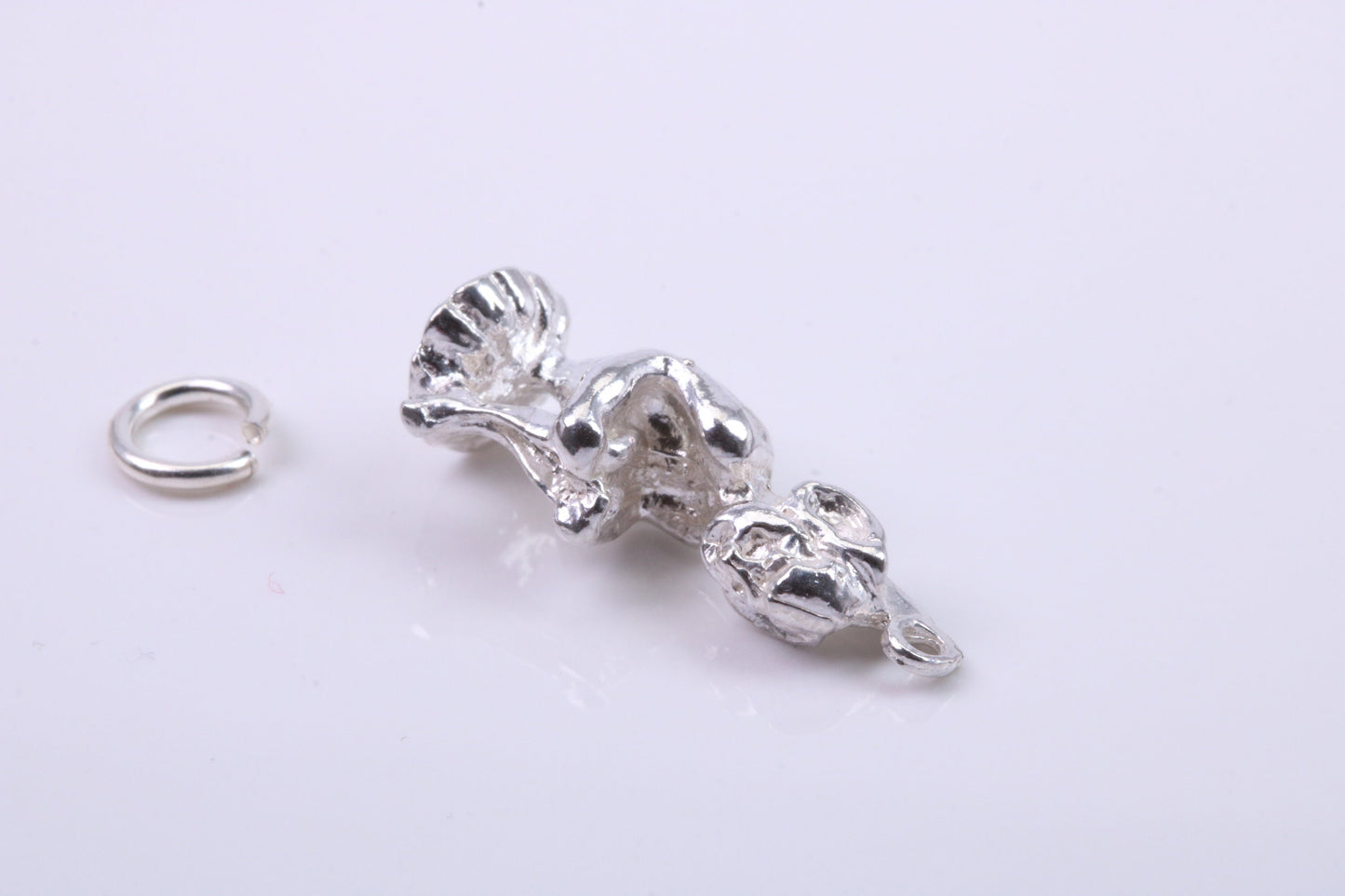 Elf Charm, Traditional Charm, Made from Solid 925 Grade Sterling Silver, Complete with Attachment Link