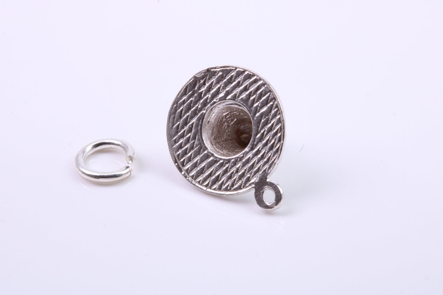 Welsh Hat Charm, Traditional Charm, Made from Solid 925 Grade Sterling Silver, Complete with Attachment Link