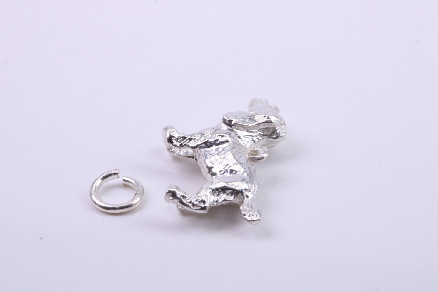 Pointer Dog Charm, Traditional Charm, Made from Solid 925 Grade Sterling Silver, Complete with Attachment Link