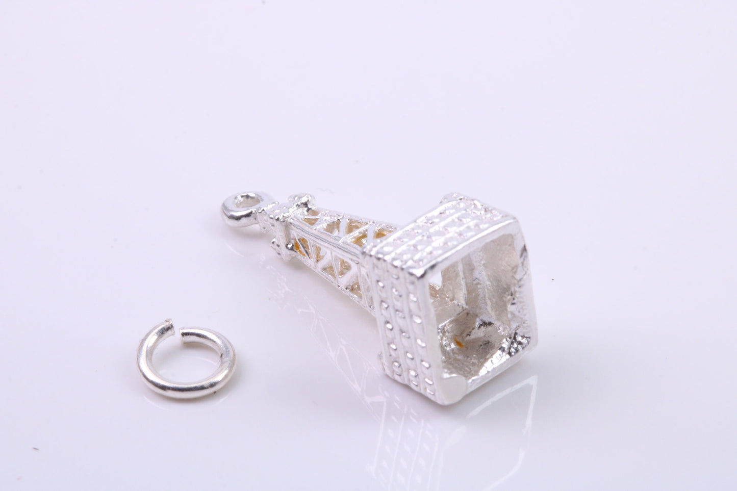 Navigation Buoy Charm, Traditional Charm, Made from Solid 925 Grade Sterling Silver, Complete with Attachment Link