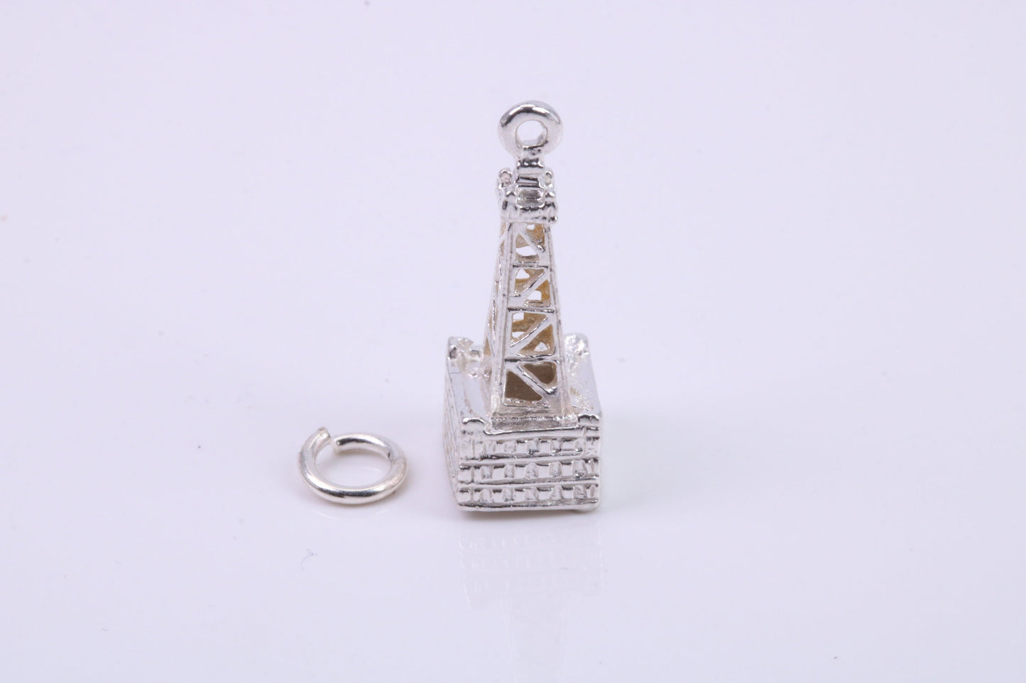 Navigation Buoy Charm, Traditional Charm, Made from Solid 925 Grade Sterling Silver, Complete with Attachment Link