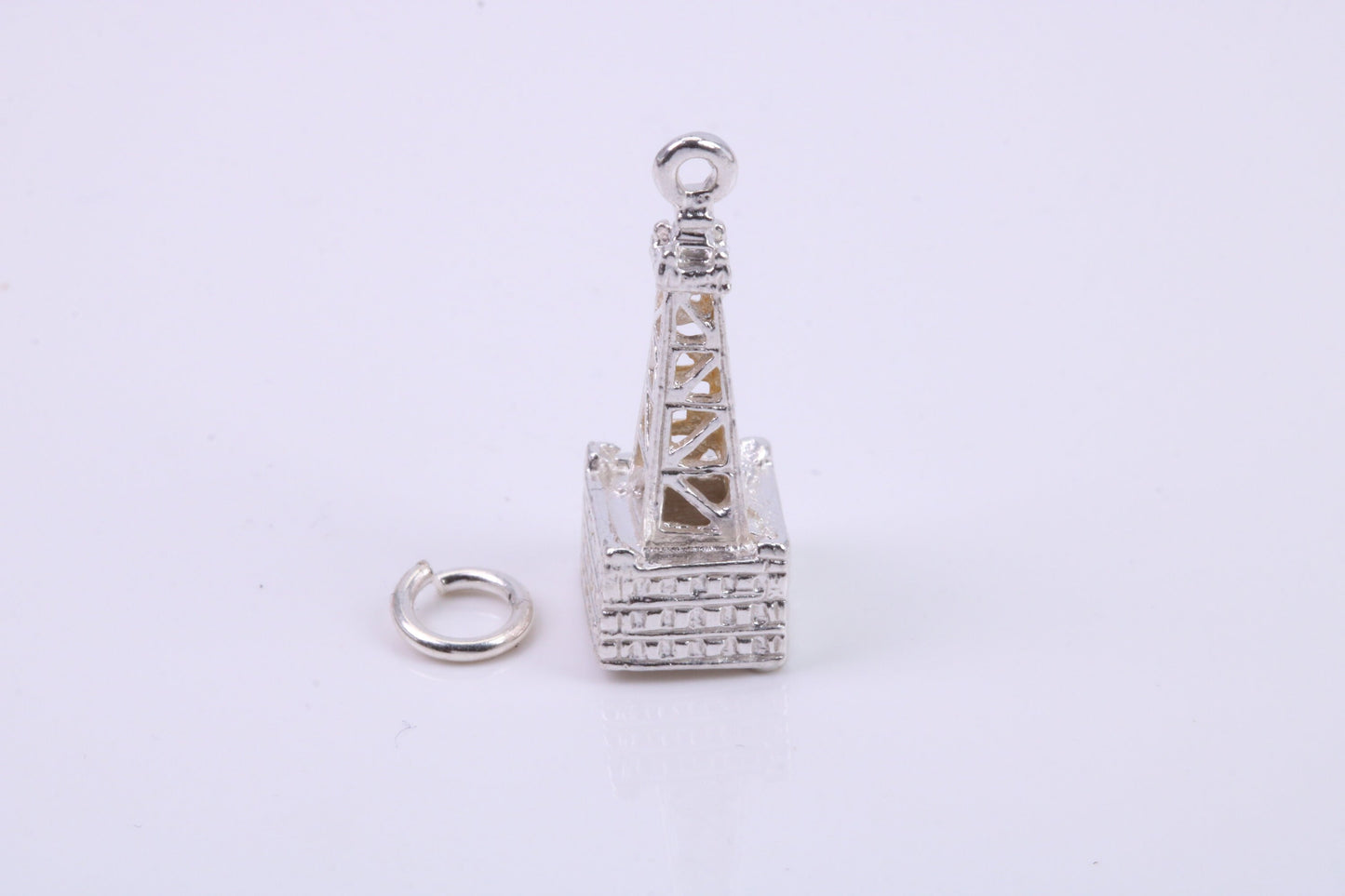 Navigation Buoy Charm, Traditional Charm, Made from Solid 925 Grade Sterling Silver, Complete with Attachment Link