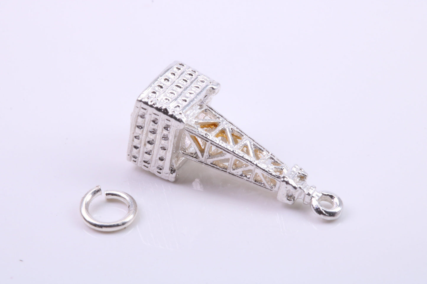 Navigation Buoy Charm, Traditional Charm, Made from Solid 925 Grade Sterling Silver, Complete with Attachment Link