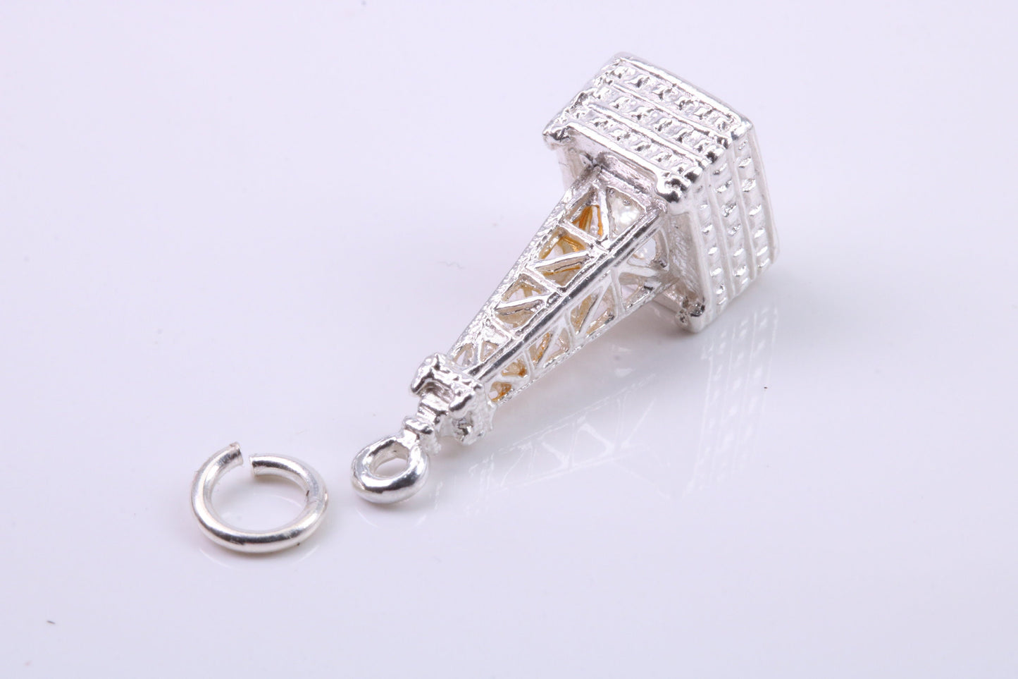 Navigation Buoy Charm, Traditional Charm, Made from Solid 925 Grade Sterling Silver, Complete with Attachment Link