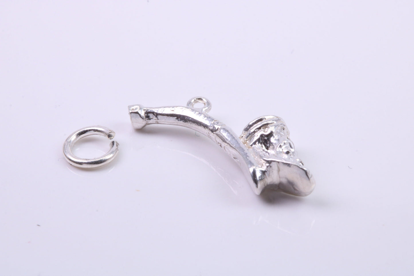 Saxophone Charm, Traditional Charm, Made from Solid 925 Grade Sterling Silver, Complete with Attachment Link