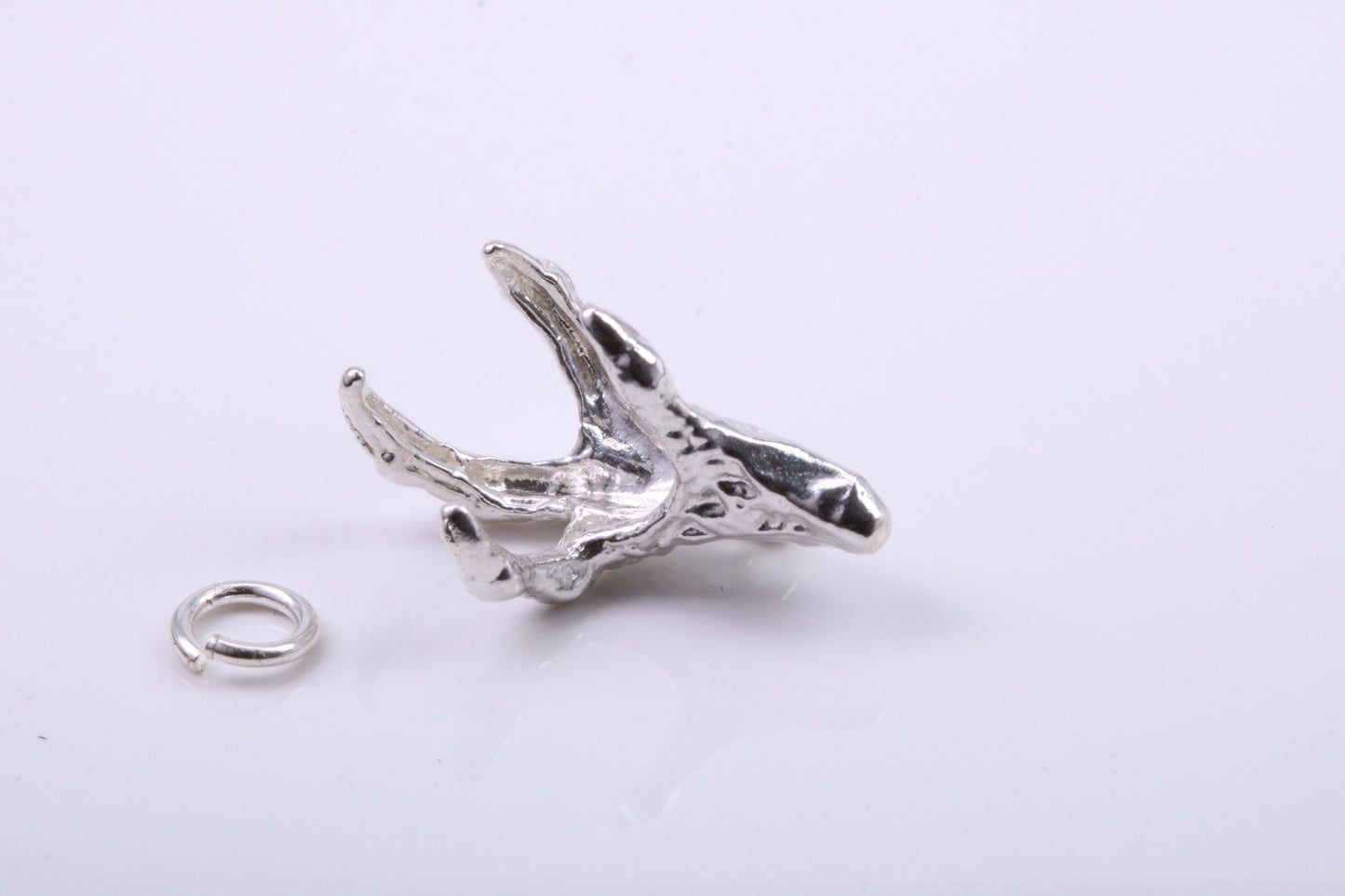 Claw Charm, Traditional Charm, Made from Solid 925 Grade Sterling Silver, Complete with Attachment Link