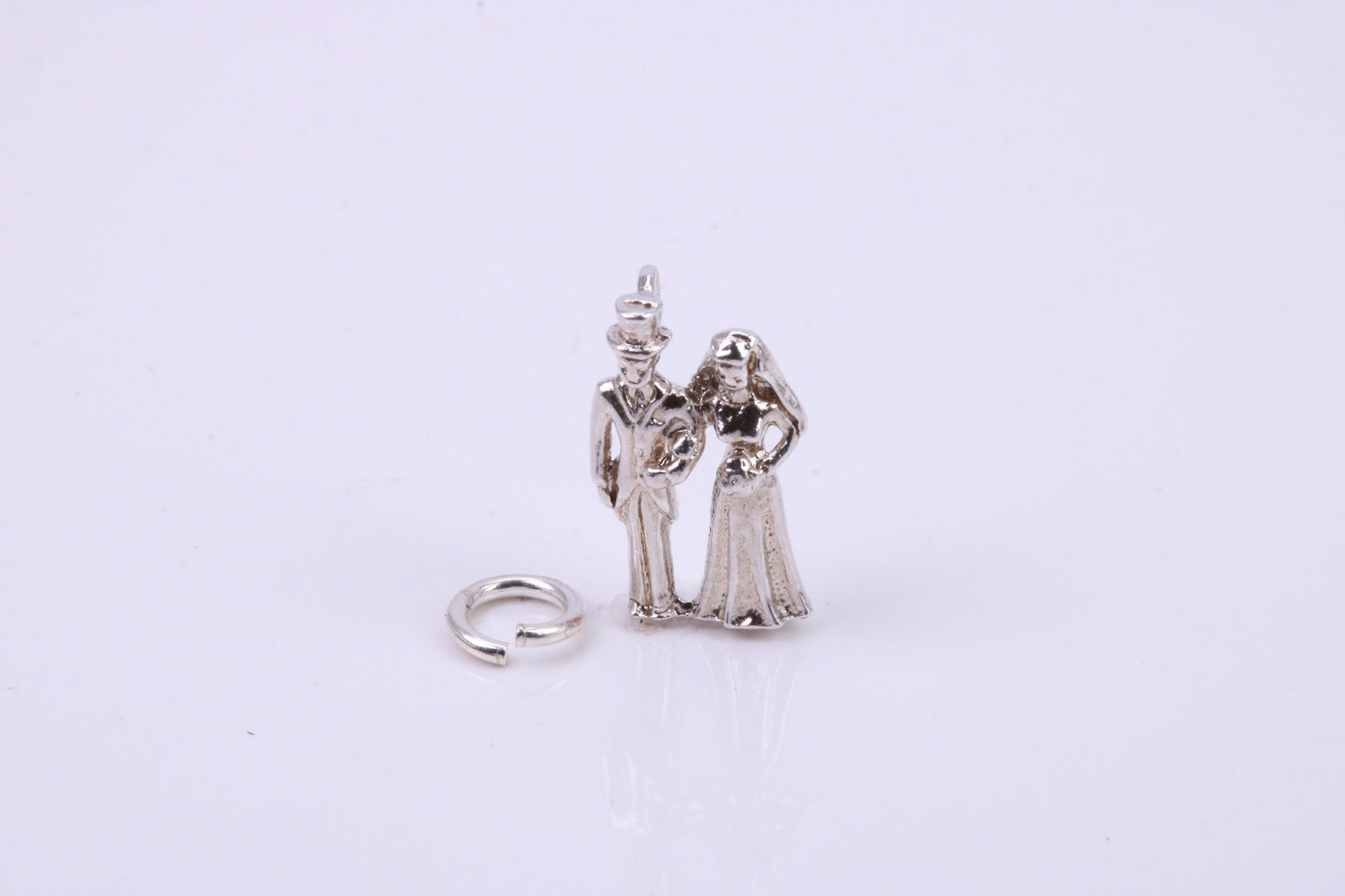 The Vow Charm, Traditional Charm, Made from Solid 925 Grade Sterling Silver, Complete with Attachment Link