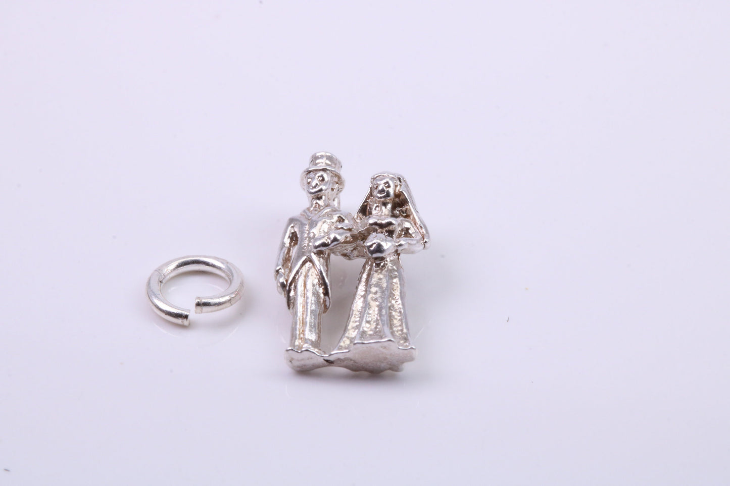 The Vow Charm, Traditional Charm, Made from Solid 925 Grade Sterling Silver, Complete with Attachment Link