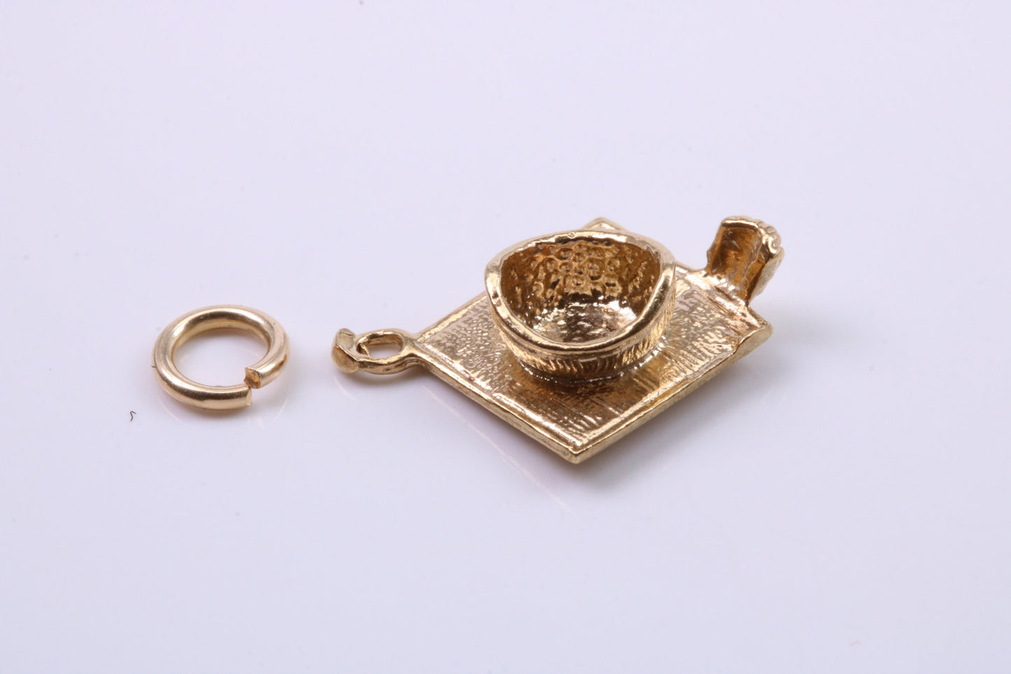Mortar Hat Charm, Graduation Cap Charm, Traditional Charm, Made from your choice of Precious Metals, British Hallmarked