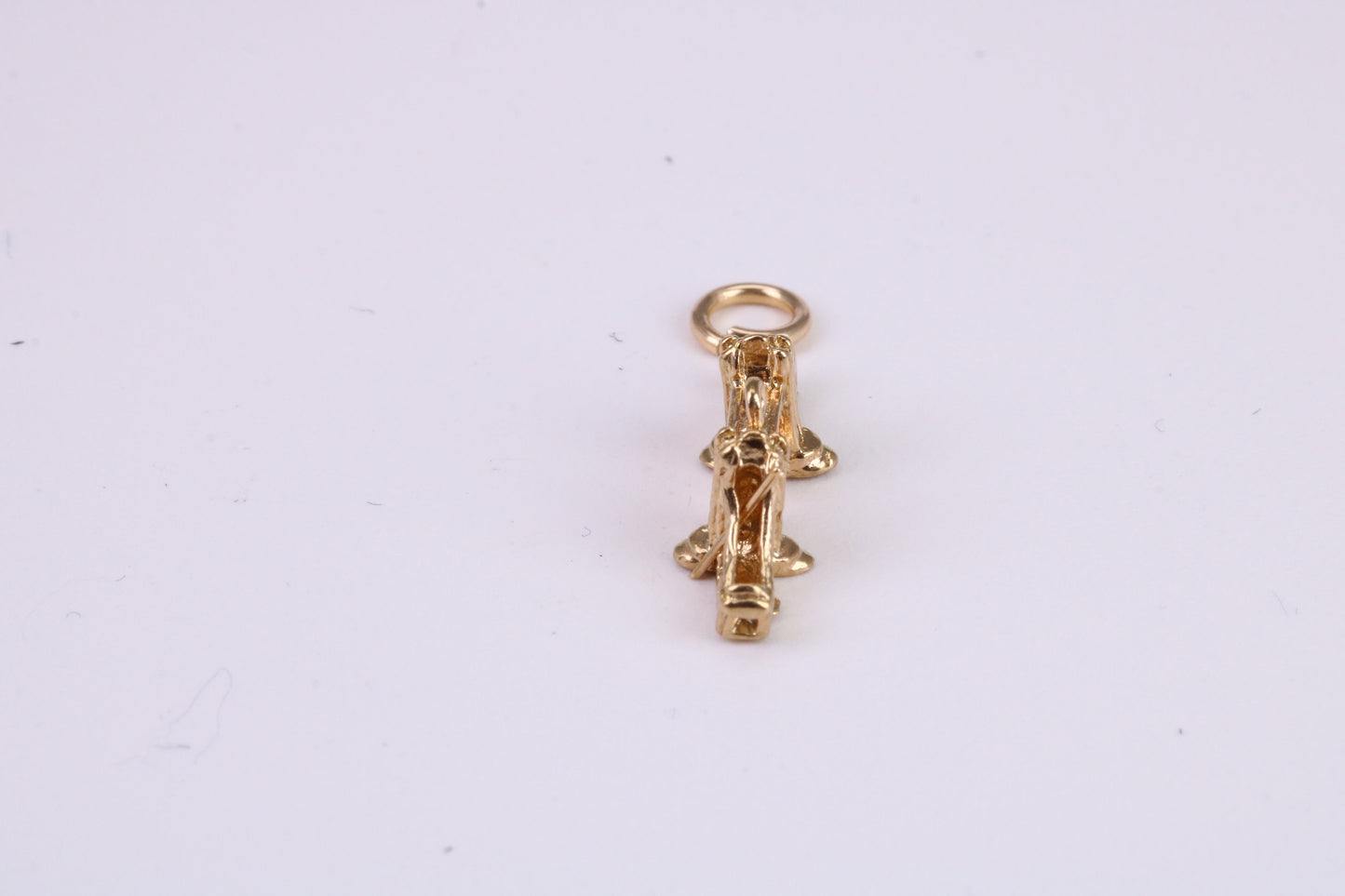 Iconic London Bridge Charm, Traditional Charm, Made From Solid Yellow Gold with British Hallmark, Complete with Attachment Link