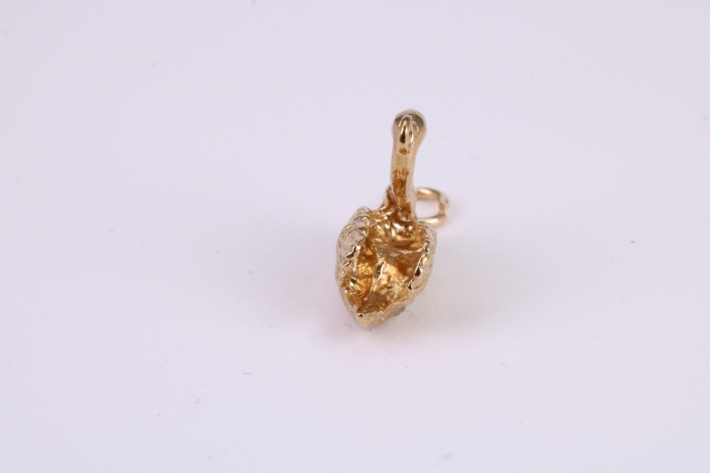 Swan Charm, Traditional Charm, Made From Solid Yellow Gold with British Hallmark, Complete with Attachment Link
