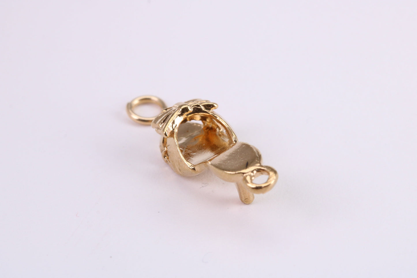 Stiletto Charm, Traditional Charm, Made from Solid Yellow Gold, British Hallmarked, Complete with Attachment Link