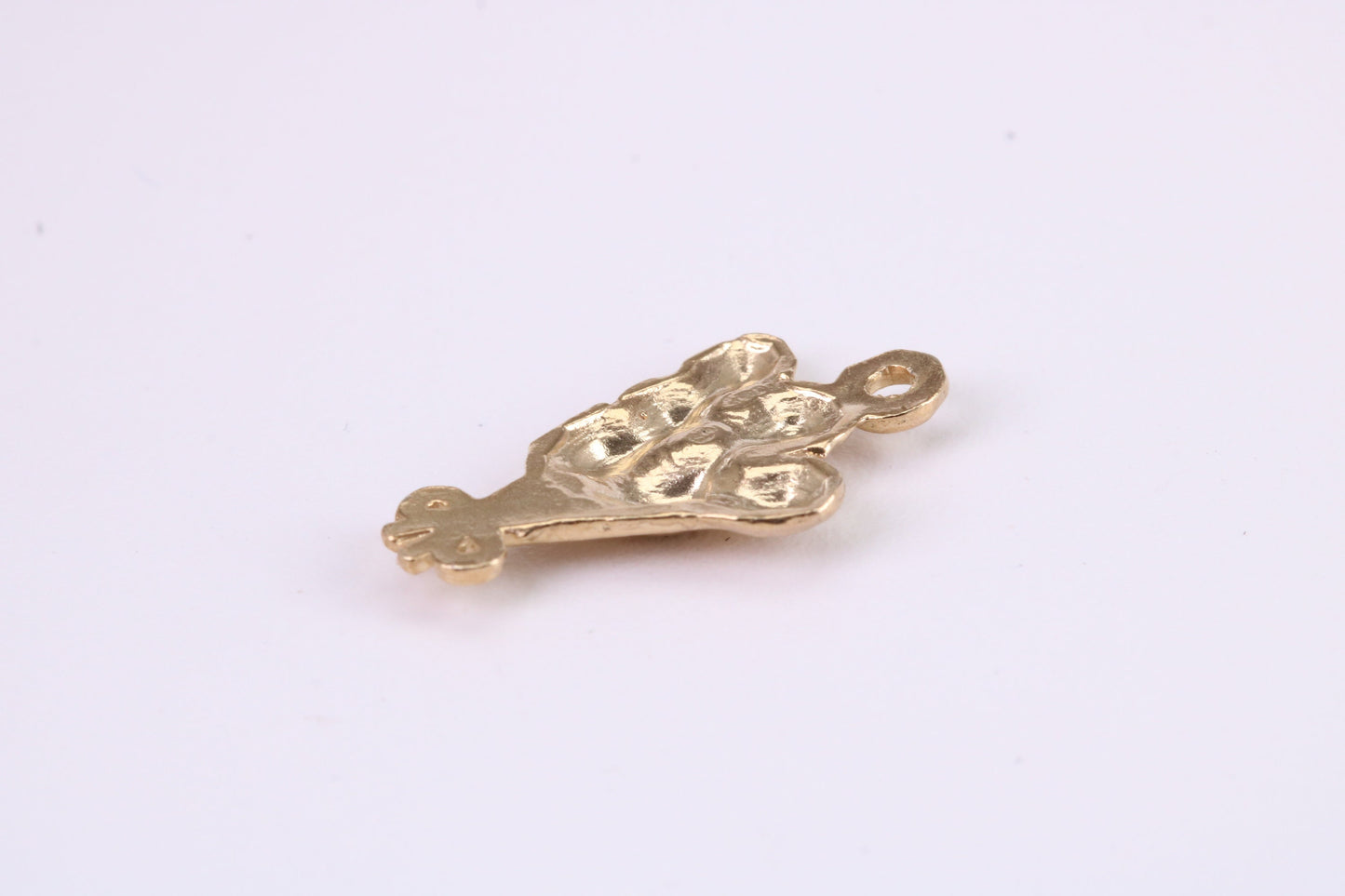 Party Balloons Charm, Traditional Charm, Made from Solid Yellow Gold, British Hallmarked, Complete with Attachment Link