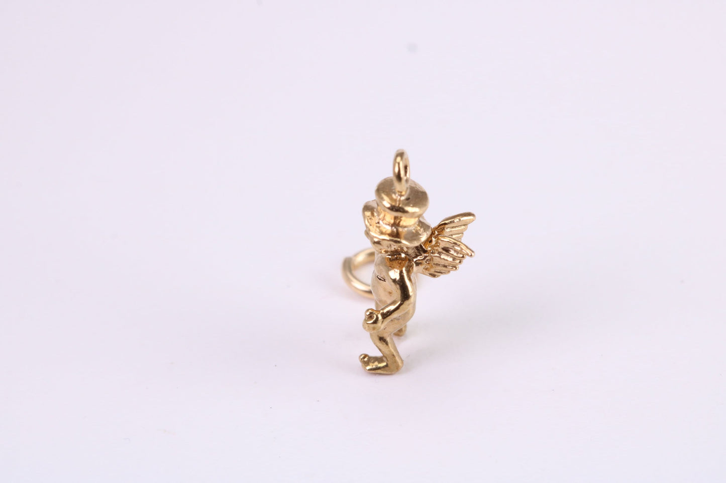 Leprechaun Charm, Traditional Charm, Made from Solid Yellow Gold, British Hallmarked , Complete with Attachment Link