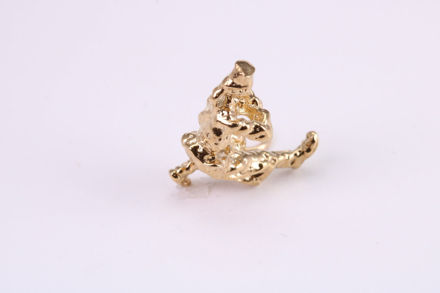 Cossack Charm, Traditional Charm, Made from Solid Yellow Gold, British Hallmarked, Complete with Attachment Link