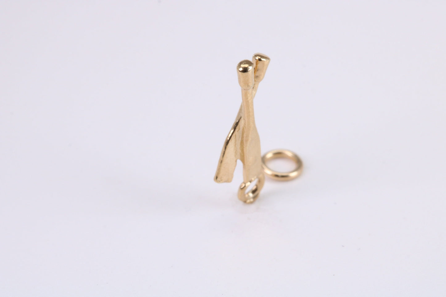 Spatula Charm, Traditional Charm, Made from Solid Yellow Gold, British Hallmarked, Complete with Attachment Link