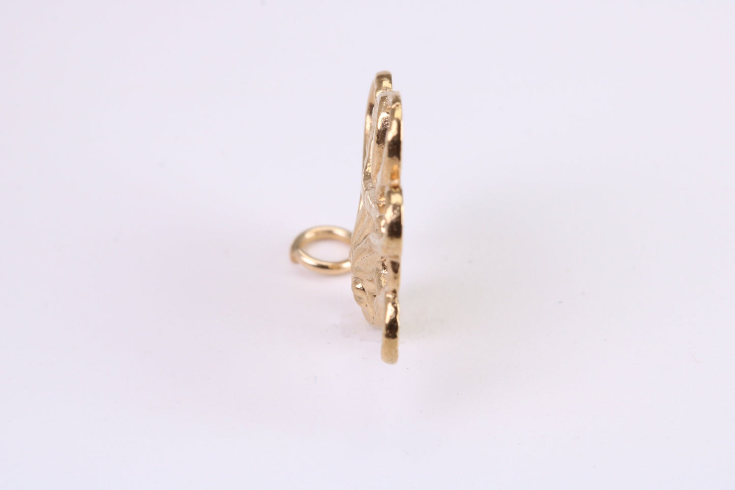 Octopus Charm, Traditional Charm, Made from Solid Yellow Gold, British Hallmarked, Complete with Attachment Link
